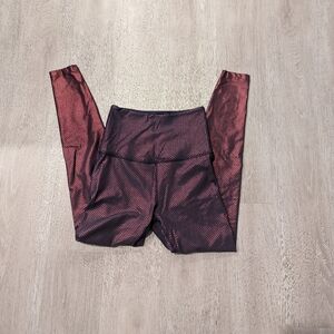 Beyond Yoga "Spot On" Metallic pants small